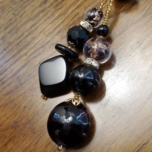 Murano glass bead necklace